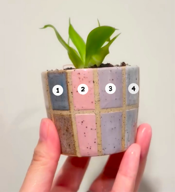 Speckled Clay glaze example 1