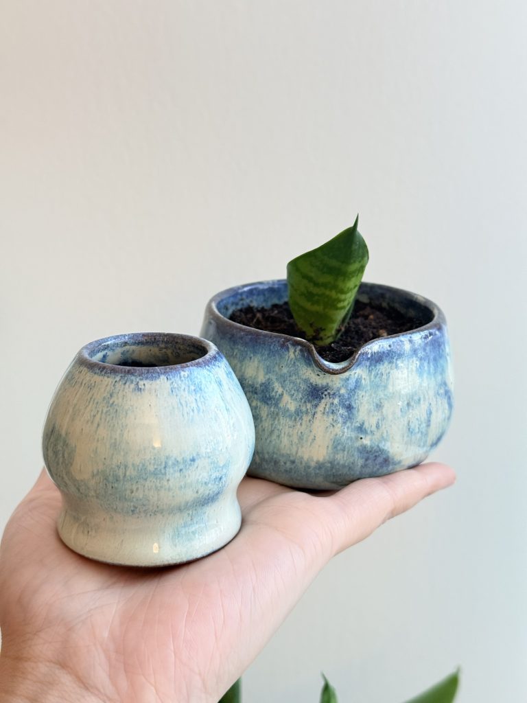 Chawan Plant + Whisk Holder